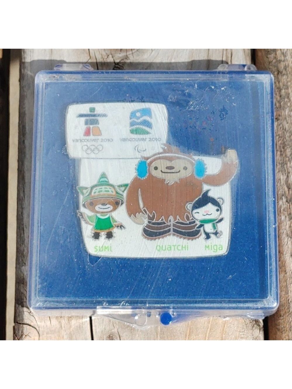 2010 Winter Olympics Quatchi Pin in Sealed Box Sumi Miga